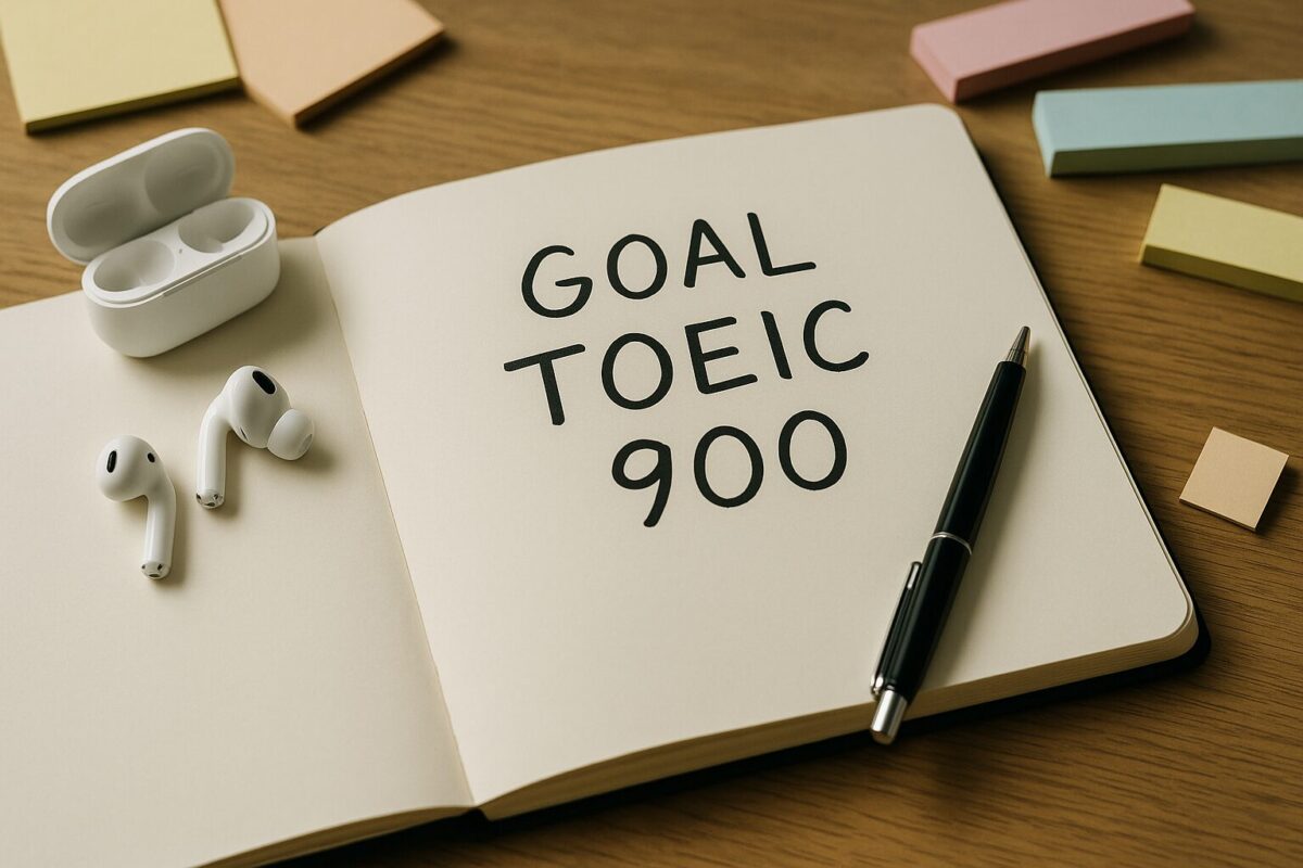 TOEIC900点を目指す社会人の目標ノート