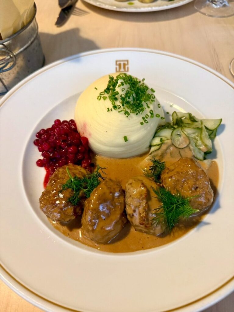 ストックホルムで食べた本場のミートボール