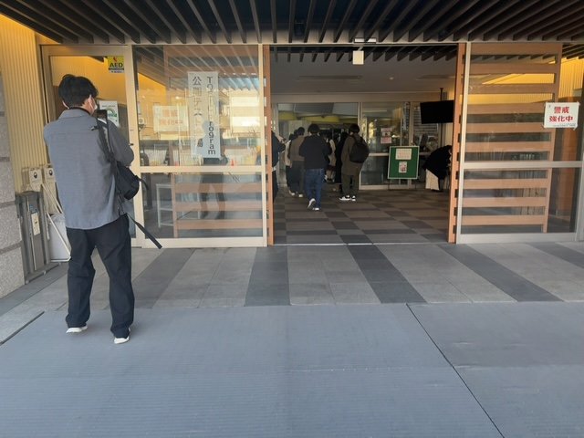 TOEIC試験会場の入口