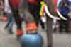Elephants dance and play football in Bangkok as part of Thailand's World Cup festivitie